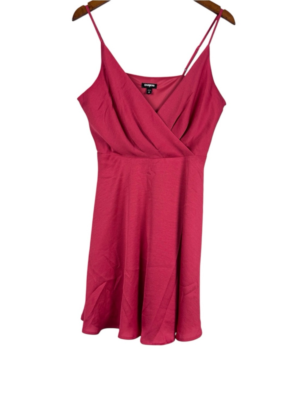 Express Raspberry Pink Spaghetti-Strap Mini Dress Size M
